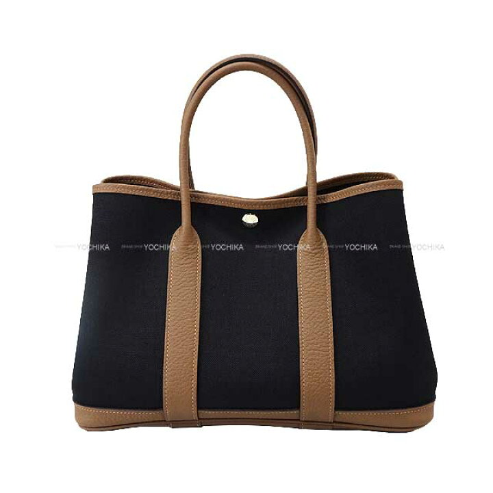 楽天市場】HERMES エルメス ガーデンパーティ 30 TPM 黒 (ブラック 