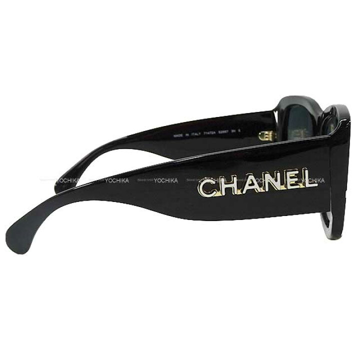 楽天市場】CHANEL シャネル スクエアシェイプ CCロゴ アイウェア 黒 