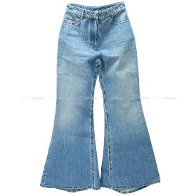 CHANEL シャネル レディース ハイウエスト フレアシルエット ジーンズ #34 ブルー デニム P75569 デニムパンツ 新品未使用(CHANEL Ladies High waist Flare Silhouette Jeans#34 Blue Denim P75569 Denim Pants[EXCELLENT][Authentic])【あす楽対応】#yochika
