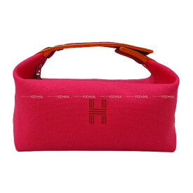 HERMES エルメス ブリッドアブラック PM ハイビスカス コットン シルバー金具 ポーチ 新品(HERMES Bride a Brac PM Hibiscus Cotton Silver HW Pouch[BRAND NEW][Authentic])【あす楽対応】#yochika