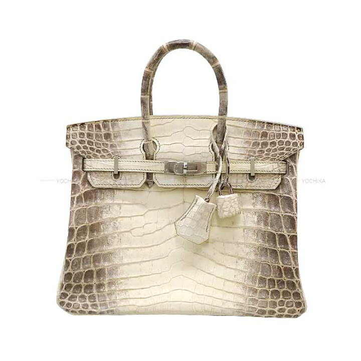 楽天市場】HERMES エルメス バーキン25 ヒマラヤ クロコダイルニ 