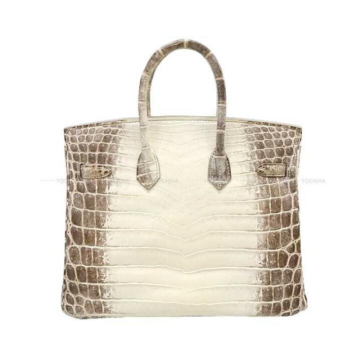 楽天市場】HERMES エルメス バーキン25 ヒマラヤ クロコダイルニ 