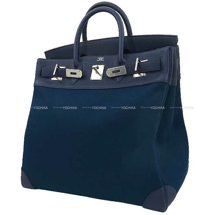 楽天市場】HERMES エルメス オータクロア40 ブルーニュイ トゴ/トワル 
