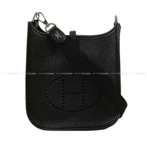 HERMES GX G(Gu) 16 TPM  (ubN) gN}X Vo[ V_[obO W Vi(HERMES Evelyne 16 TPM Noir (Black) Taurillon Clemence Silver HW Shoulder bag[BRAND NEW][Authenti