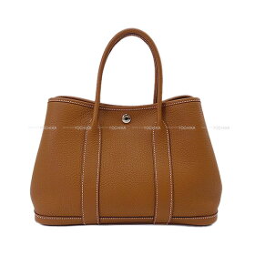 HERMES エルメス ガーデンパーティ 30 TPM オールレザー ゴールド ネゴンダ シルバー金具 トートバッグ U刻印 新品(HERMES Garden Party 30 TPM All Leather Gold Veau Negonda Silver HW tote bag[BRAND NEW][Authentic])【あす楽対応】#yochika