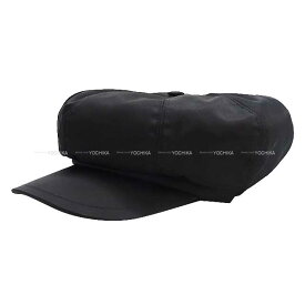 PRADA プラダ Re-Nylon キャスケット 帽子 #L 黒 (ブラック) リサイクルポリアミド シルバー金具 1HC551_2DMI_F0002 キャップ 新品(PRADA Re-Nylon Cassock Hat #L Noir (Black) 1HC551_2DMI_F0002 cap[BRAND NEW][Authentic])【あす楽対応】#yochika