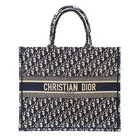 Christian Dior クリスチャンディオール ブックトート ラージ ネイビー ディオールオブリークエンブロイダリー M1296ZRIW_M828 トートバッグ 新品(Christian Dior Book tote Large Navy Dior Oblique Embroidery tote bag[BRAND NEW][Authentic])【あす楽対応】#yochika