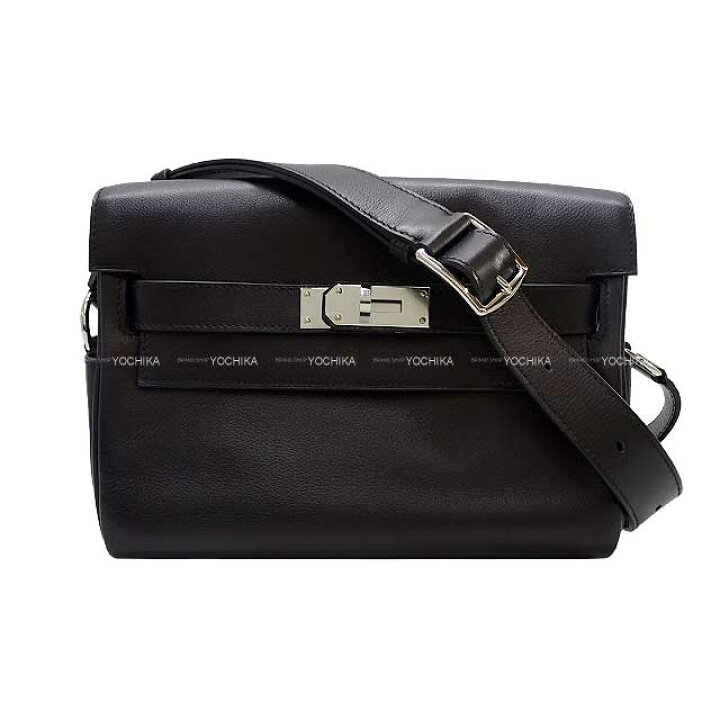 楽天市場】HERMES エルメス ケリー メッセンジャー 24 PM 黒 (ブラック 