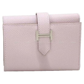 HERMES エルメス ベアンコンビネ モーヴペール エプソン シルバー金具 三つ折り財布 B刻印 新品(HERMES Bearn Combine Mauve Pale Veau Epsom Silver HW Tri-fold wallet[BRAND NEW][Authentic])【あす楽対応】#yochika