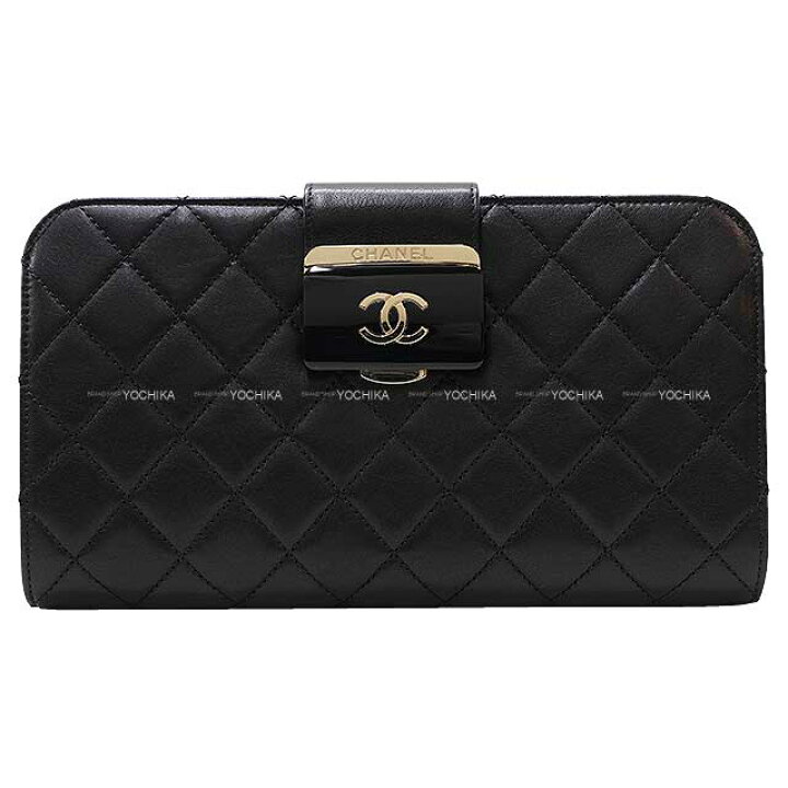 楽天市場】CHANEL シャネル マトラッセ ココマーク 黒 (ブラック 