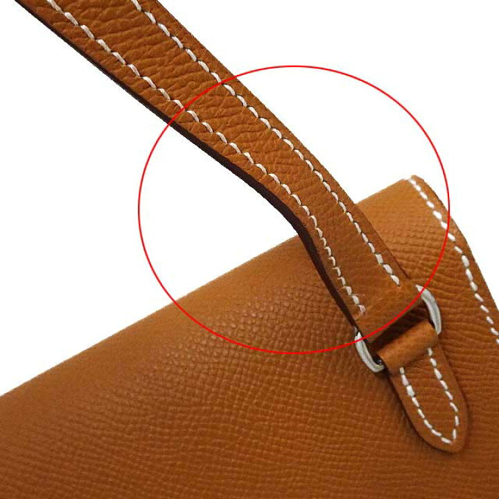 楽天市場】HERMES エルメス エルメスナップ トゥーゴー ゴールド 