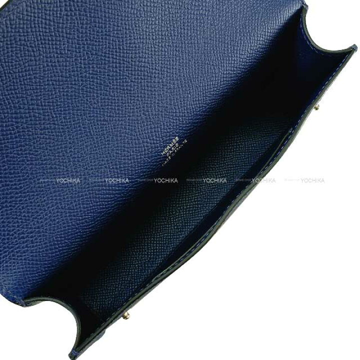 楽天市場】HERMES エルメス エルメスナップ トゥーゴー ブルーネイビー 