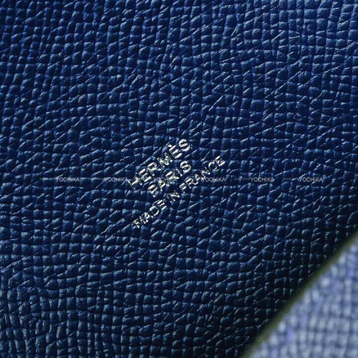 楽天市場】HERMES エルメス エルメスナップ トゥーゴー ブルーネイビー 