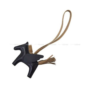 HERMES �G�����X ���f�I �y�K�T�X PM �� (�u���b�N)/�G�g�[�v (�G�g�D�[�v) �A�j���[�~��(����)/�X�C�t�g �o�b�O�`���[�� W���� �V�i(HERMES Rodeo Pegasus PM Noir (Black)/Etoupe Agneau Milo/Veau Swift bag charm[BRAND 
