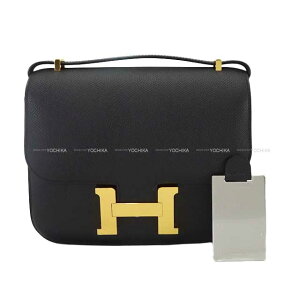 HERMES GX RX^X3 ~j 18 ~[  (ubN) Gv\ S[h V_[obO W Vi(HERMES Constance 3 18 Miroir Noir (Black) Veau Epsom Gold HW Shoulder bag[BRAND NEW][Authentic])