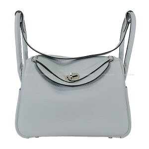HERMES GX fB26 u[OVG gN}X Vo[ V_[obO W Vi(HERMES Lindy 26 Bleu Glacier Taurillon Clemence Silver HW Shoulder bag[BRAND NEW][Authentic]) #yochika