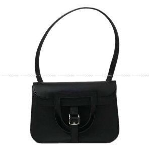 HERMES GX AU ~j  (ubN) XCtg Vo[ V_[obO W Vi(HERMES Halzan mini Noir (Black) Veau Swift Silver HW Shoulder bag[BRAND NEW][Authentic]) #yochika