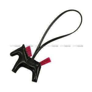 HERMES GX fI PM  (ubN)/}OmA Aj[~()/Nm obO`[ W Vi(HERMES Rodeo PM Noir (Black)/Magnolia Agneau Milo/Clinoran(Crinoline) bag charm[BRAND NEW][Authentic])