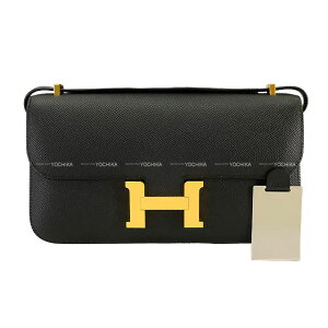 HERMES GX RX^X G ~[  (ubN) Gv\ S[h V_[obO W Vi(HERMES Constance Elan Miroir Noir (Black) Veau Epsom Gold HW Shoulder bag[BRAND NEW][Authentic]) #yo
