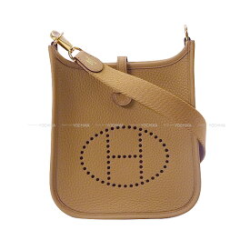 HERMES エルメス エヴリン(エブリン) 16 TPM ビスケット (ビスキュイ) トリヨンクレマンス ゴールド金具 ショルダーバッグ K刻印 新品未使用(HERMES Evelyne 16 TPM Biscuit Taurillon Clemence Gold HW Shoulder bag[EXCELLENT][Authentic])