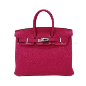 HERMES �G�����X �o�[�L��25 ���[�Y���L�V�R �g�S �V���o�[���� �n���h�o�b�O K���� �V�i(HERMES Birkin25 Rose Mexicoe Veau Togo Silver HW Handbag[BRAND NEW][Authentic])