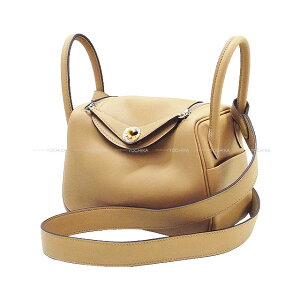 HERMES GX fB ~j 20 vVG[ XCtg GNg V_[obO K Vi(HERMES Lindy mini 20 Poussiere Veau Swift Electrum HW Shoulder bag[BRAND NEW][Authentic]) #yochika