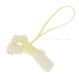 HERMES GX ofB  W[k~g Aj[~()/[g obO`[ K Vi(HERMES Buddy Dog Jaune Milton Agneau Milo Mouton bag charm[BRAND NEW][Authentic])