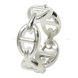 HERMES エルメス シェーヌダンクル アンシェネ PM シルバー シルバー925 (SV925 Ag925) 11号 (#51) リング・指輪 新品(HERMES Chaine D'ancre Enchainee PM Silver Silver925 (SV925 Ag925) #51 ring[BRAND NEW][Authentic])