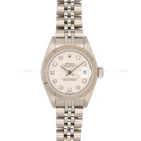 ROLEX ロレックス デイトジャスト 79174 10Pダイヤ シルバー SS/K18WG 腕時計 Aランク【中古】([Pre-loved] ROLEX Date just 79174 10P diamond Silver SS/K18WG Watches[USED A][Authentic])
