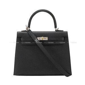 HERMES GX P[25 OD  (ubN) Gv\ GNg V_[obO K Vi(HERMES Kelly25 Sellier Noir (Black) Veau Epsom Electrum HW Shoulder bag[BRAND NEW][Authentic])