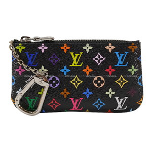LOUIS VUITTON CEBg LV×TM J[hL[P[X 㗲 |VFbg N  (ubN) }`J[ mO Vo[ M13664 J[hP[X Vi(LOUIS VUITTON LV×TM Card Key Case Takashi Muraka