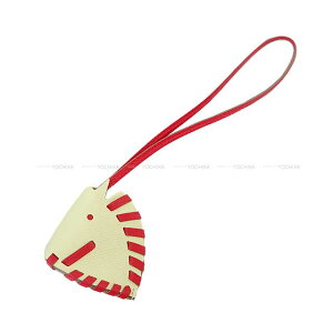 HERMES GX V@ gbZ [Wf/W[k~g Gv\ obO`[ K Vi(HERMES Cheval Tresse Rouge Radieux/Jaune Milton Veau Epsom bag charm[BRAND NEW][Authentic])