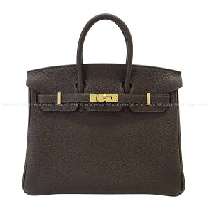HERMES �G�����X �o�[�L��25 �x�u���� �g�S �V�����p���S�[���h���� �n���h�o�b�O K���� �V�i(HERMES Birkin25 Bai Brun Veau Togo Champagne Gold HW Handbag[BRAND NEW][Authentic])