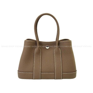 HERMES �G�����X �l�I �K�[�f���p�[�e�B 23 �G�g�[�v (�G�g�D�[�v) �l�S���_ �V���o�[���� �n���h�o�b�O G���� �V�i(HERMES Neo Garden Party 23 Etoupe Veau Negonda Silver HW Handbag[BRAND NEW][Authentic])
