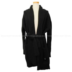 HERMES エルメス ショール ベルト付き 黒 (ブラック) カシミヤ/ポリアミド/エラスタン #34 5E2123D1 カーディガン 新品(HERMES Shawl with Belt Noir (Black) Cashmere/Polyamide/Elastane 5E2123D1 Cardigan[BRAND NEW][Authentic])