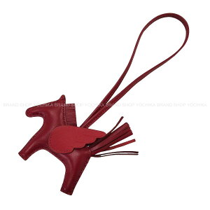 HERMES �G�����X ���f�I �y�K�T�X PM �\�[ ���b�h ���[�W���O���i �A�j���[�~��(����)/�X�C�t�g �o�b�O�`���[�� K���� �V�i(HERMES Rodeo Pegasus PM So Red Rouge Grenade Agneau Milo/Veau Swift bag charm[BRAND NEW][Authe