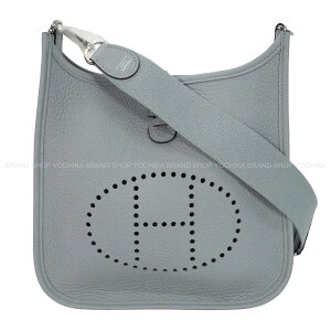HERMES �G�����X �G������(�G�u����) 23 �O���p���^�� �g�������N���}���X �V���o�[���� �V�����_�[�o�b�O G���� �V�i(HERMES Evelyne 23 Gris Pantin Taurillon Clemence Silver HW Shoulder bag[BRAND NEW][Authentic])