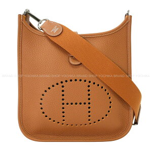 HERMES �G�����X �G������(�G�u����) 23 �S�[���h �g�������N���}���X �V���o�[���� �V�����_�[�o�b�O G���� �V�i(HERMES Evelyne 23 Gold Taurillon Clemence Silver HW Shoulder bag[BRAND NEW][Authentic])