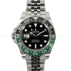 ROLEX �����b�N�X GMT�}�X�^�[2 40mm �W���r���[�u���X �� (�u���b�N)/�O���[�� �X�e�����X�X�`�[�� 126720VTNR �r���v �V�i(ROLEX GMT-Master II 40mm Jubilee Bracelet Noir (Black)/Green Stainless steel 126720VTNR Watches[BRA