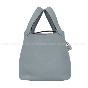 HERMES �G�����X �s�R�^�����b�N 18 PM �O���p���^�� �g������ �V���o�[���� �n���h�o�b�O G���� �V�i(HERMES Picotin Lock 18 PM Gris Pantin Taurillon Leather Silver HW Handbag[BRAND NEW][Authentic])