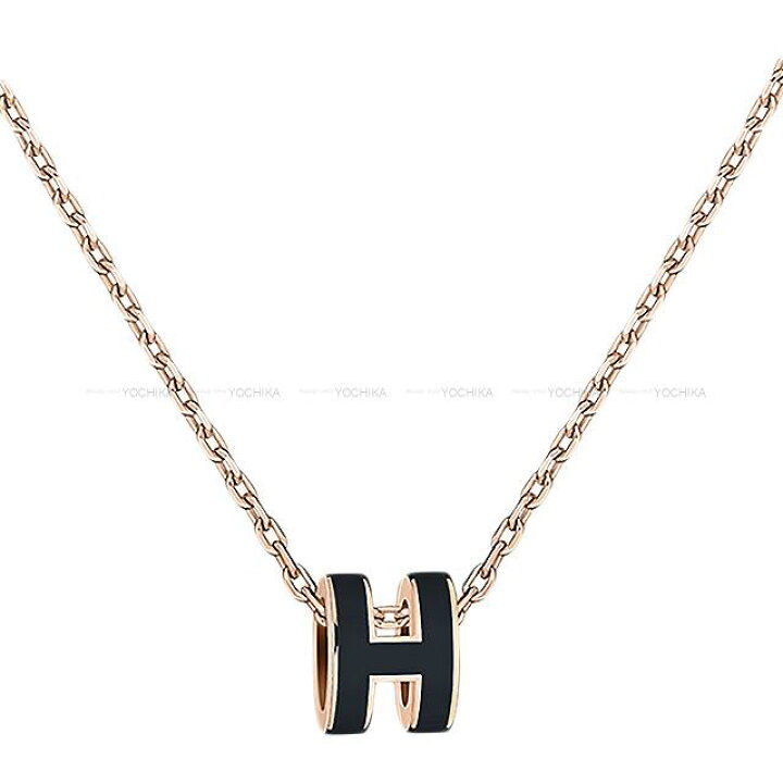 楽天市場】HERMES エルメス H型 チェーン ネックレス 