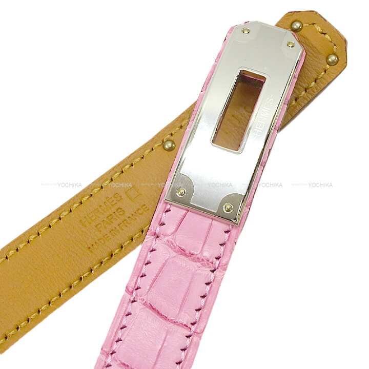 楽天市場】HERMES エルメス ケリーベルト18 バブルガムピンク  