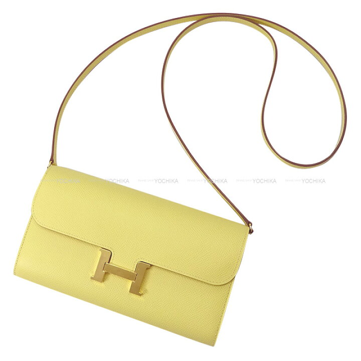 楽天市場】HERMES エルメス コンスタンスロング トゥーゴー ジョーヌ  