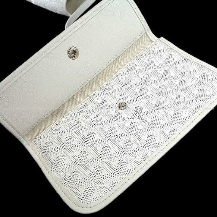 楽天市場】GOYARD ゴヤール サンルイ PM 白 (ホワイト) PVC 