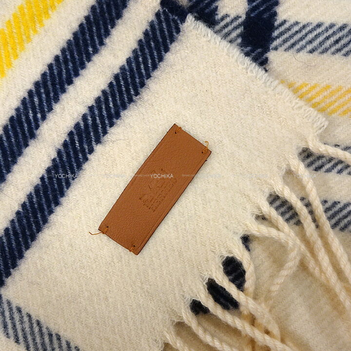 楽天市場】2019年 秋冬 HERMES エルメス ブランケット チェック  