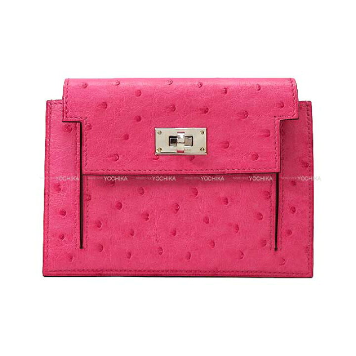 楽天市場】HERMES エルメス ケリーポケット ローズティリアン  