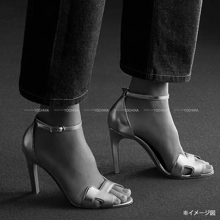 楽天市場】HERMES エルメス レディース Hモチーフ ストラップ付 ヒール  
