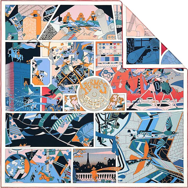 楽天市場】2022年 秋冬 HERMES エルメス カレ90 ダブルフェイス  