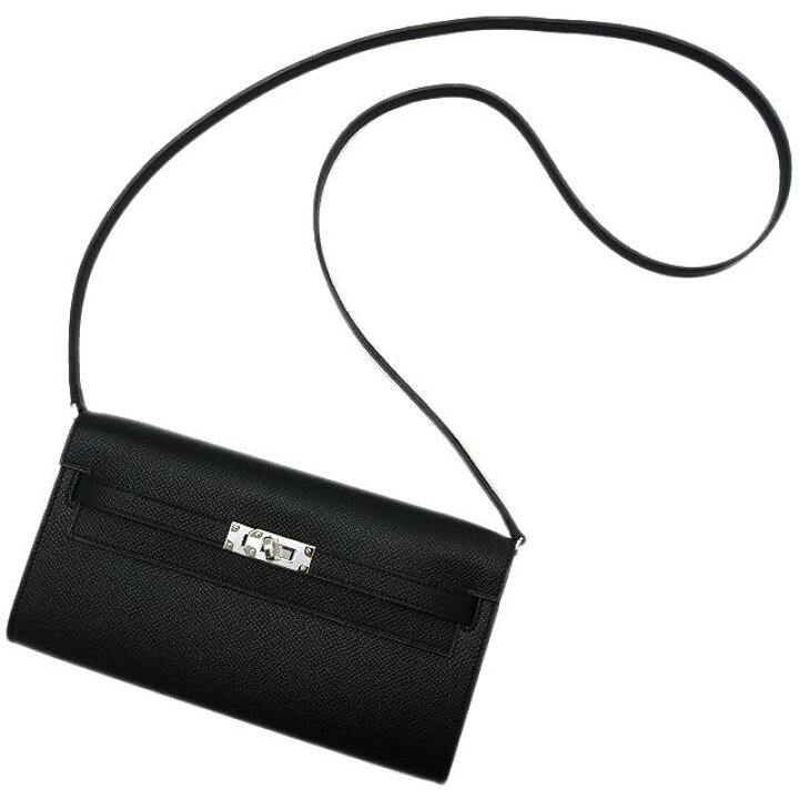 楽天市場】HERMES エルメス ケリーウォレットトゥーゴー ロング 黒  