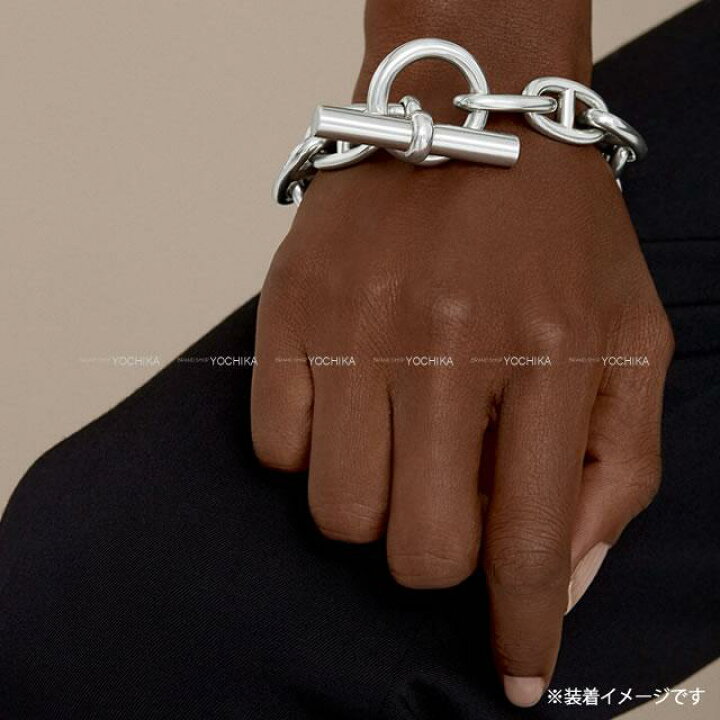 楽天市場】HERMES エルメス シェーヌダンクル TGM 11コマ シルバー925 